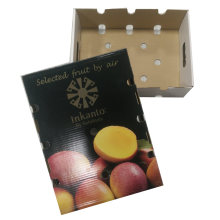 Glossy Black Corrugated Fruit Packing Corrugated Custom Box